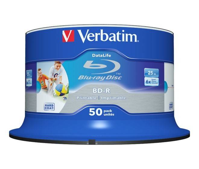 Verbatim BD-R 25GB/1-6x VERBATIM 43812(VE50)