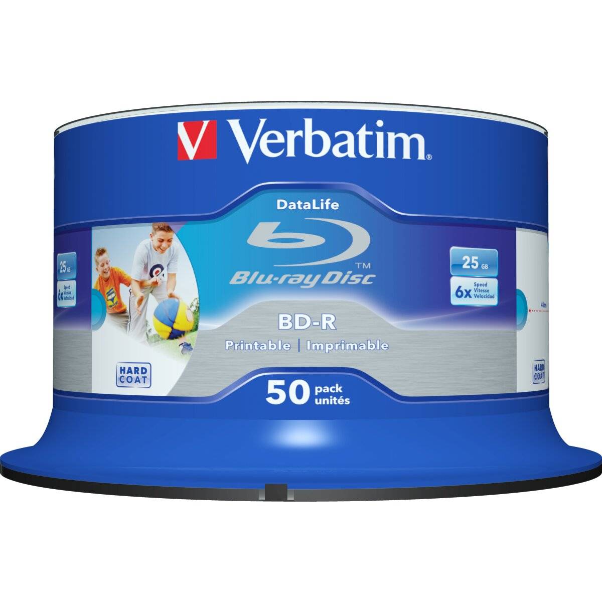 Verbatim BD-R 25GB/1-6x Cakebox (50 Disc)