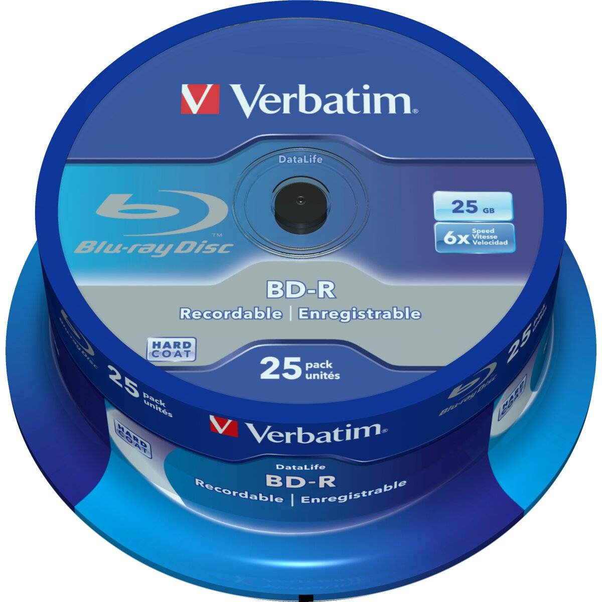 Verbatim BD-R 25GB/1-6x Cakebox (25 Disc)