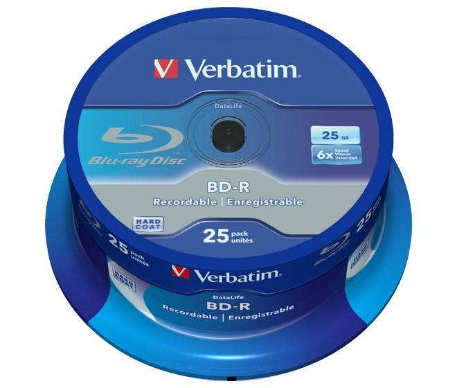 Verbatim BD-R 25GB/1-6x VERBATIM 43837(VE25)