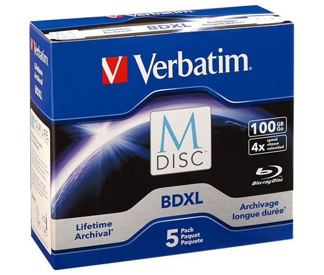 Verbatim M-DISC BD-R XL 100GB/1-4x VERBATIM 98913(VE5)