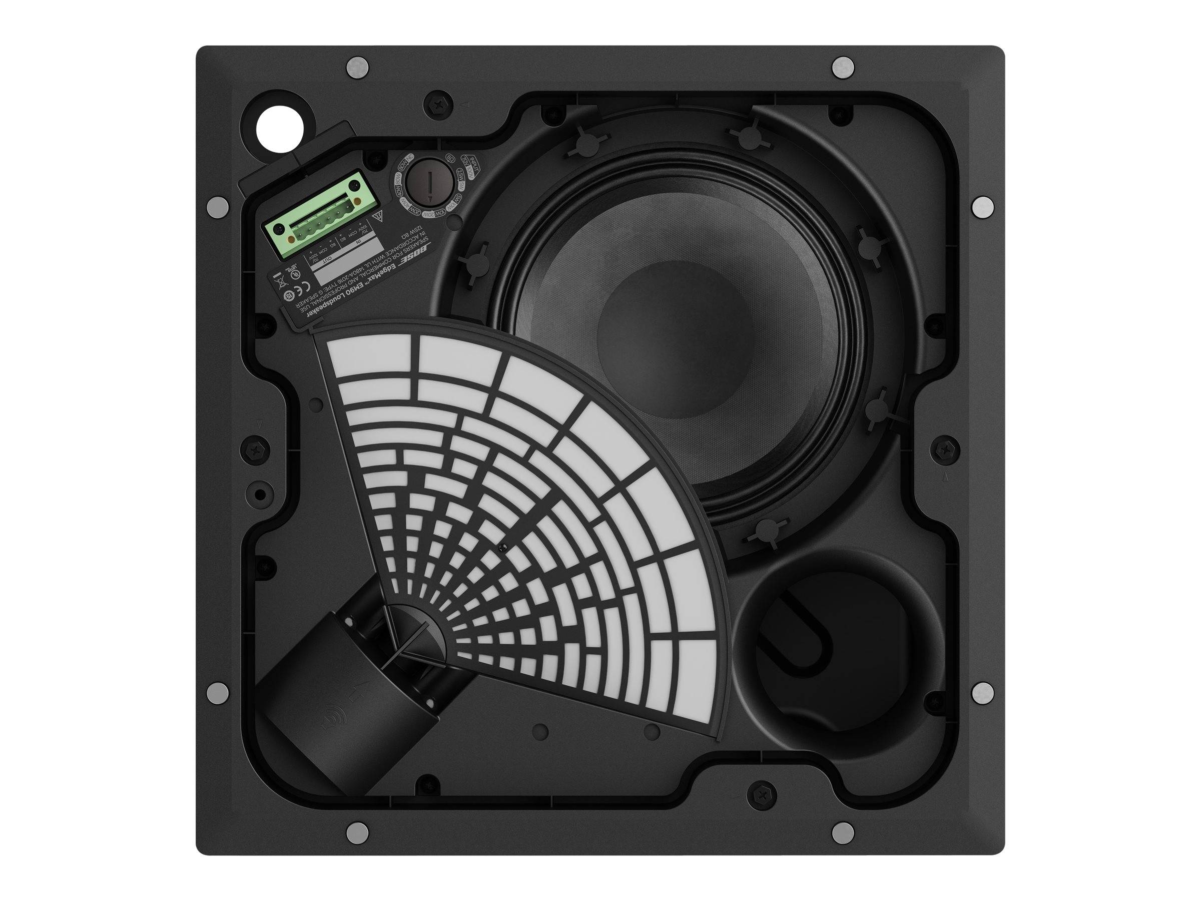 Bose EdgeMax EM90 - Lautsprecher - 125 Watt - zweiweg - weiß (Grill Farbe - weiß