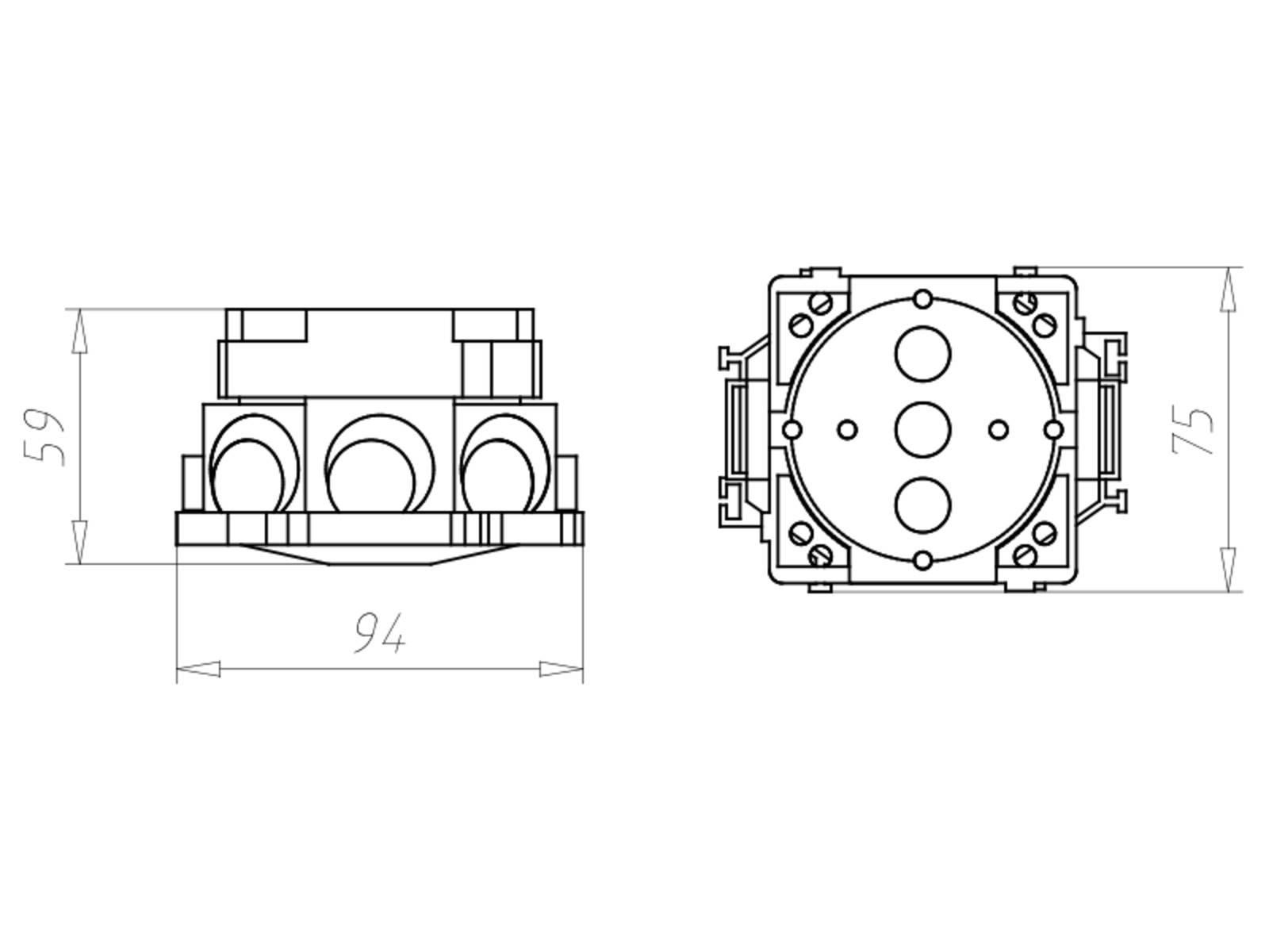 Kaiser Gerätedose 1255-01