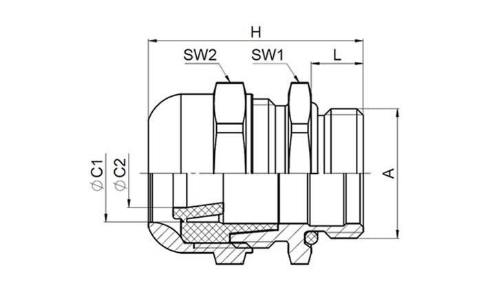 Jacob Kabelverschraubung K257-1012-00