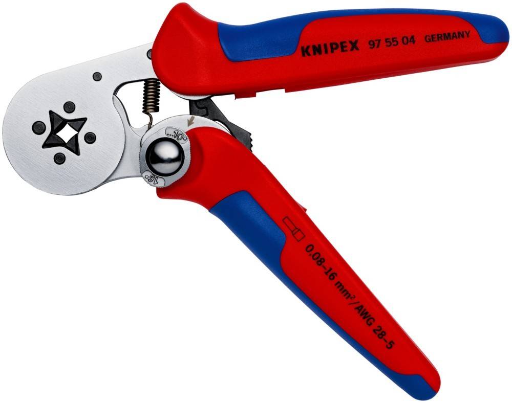Knipex-Werk Aderendhülsen-Presszange 97 55 04 SB
