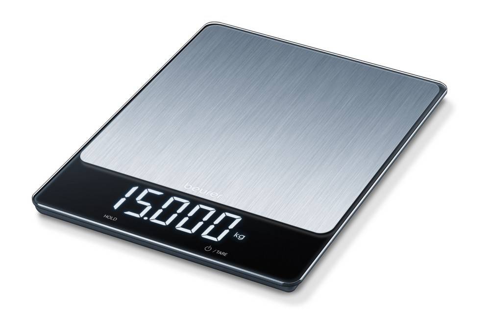 4 Stk. Beurer Küchenwaage XXL KS 34 XL Edelstahl