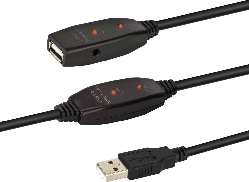 E+P Elektrik USB2.0 Repeaterkabel AA CC 508/15