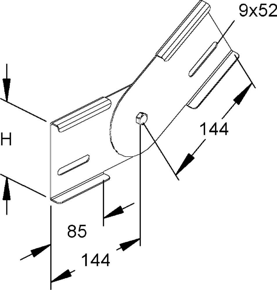 Rico Gelenkverbinder 163E11-C