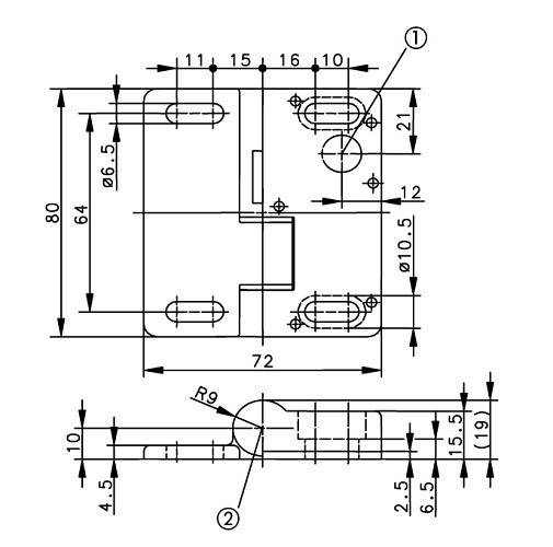 Bernstein Sicherer Scharnierschalter SHS-A1Z-SA-BG