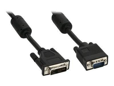 INLINE - DVI-A Kabel - analog 12+5 Stecker auf 15pol HD Stecker VGA - 2m