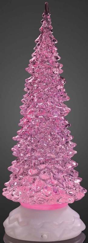 6 Stück Hellum LED-Tannenbaum m. Schnee 520392