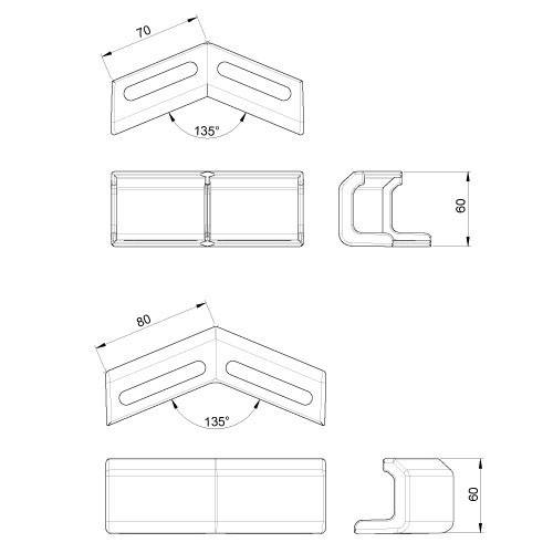 Unex Winkelverbinder 66841