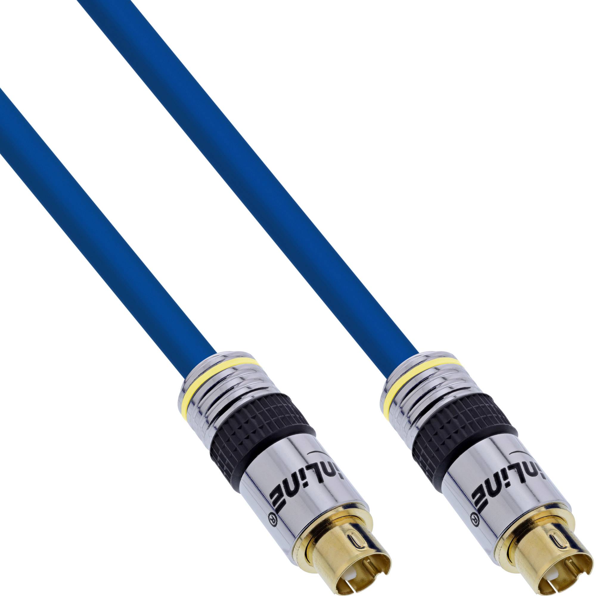 INLINE - S-VHS Kabel - PREMIUM - vergoldete Stecker - 4pol mini DIN ST / ST - 2m