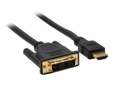 INLINE - HDMI-DVI Kabel - vergoldete Kontakte - HDMI ST auf DVI 18+1 ST - 10m