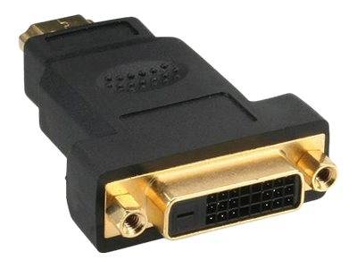 Kindermann Videoadapter - DVI-D weiblich zu HDMI männlich - Schwarz - 4K Unterst