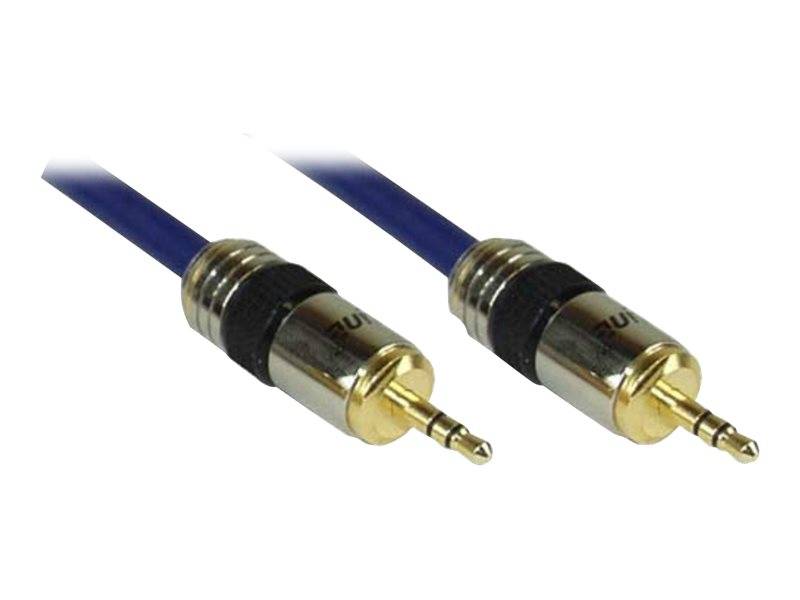INLINE - Klinken-Kabel PREMIUM - 3,5mm Stecker / Stecker - 10m