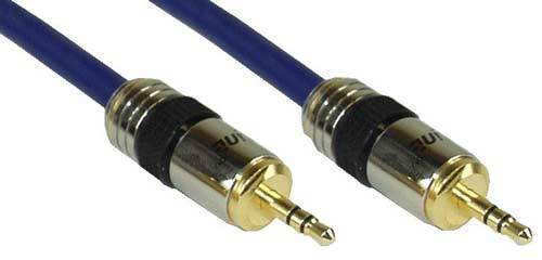 INLINE - Klinken-Kabel PREMIUM - 3,5mm Stecker / Stecker - 5m