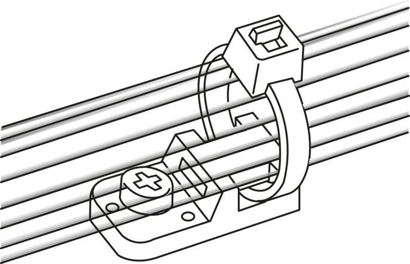 HellermannTyton Schraubsockel CTAM1-PEEK-BGE-C1