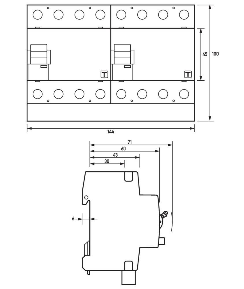 Doepke FI-Schalter DFS4040-4/0,03-ATWIN