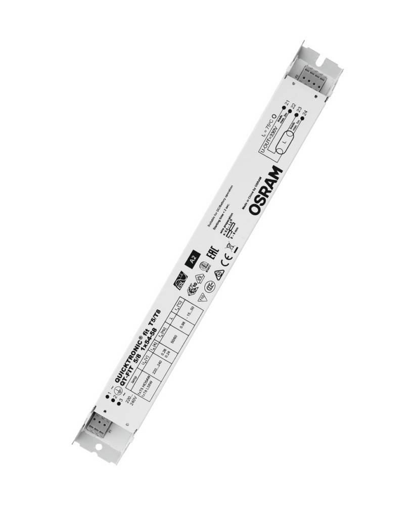 OSRAM BETRIEBSGERÄTE Elektronischer Trafo QT-FIT 5/8 1x54-58