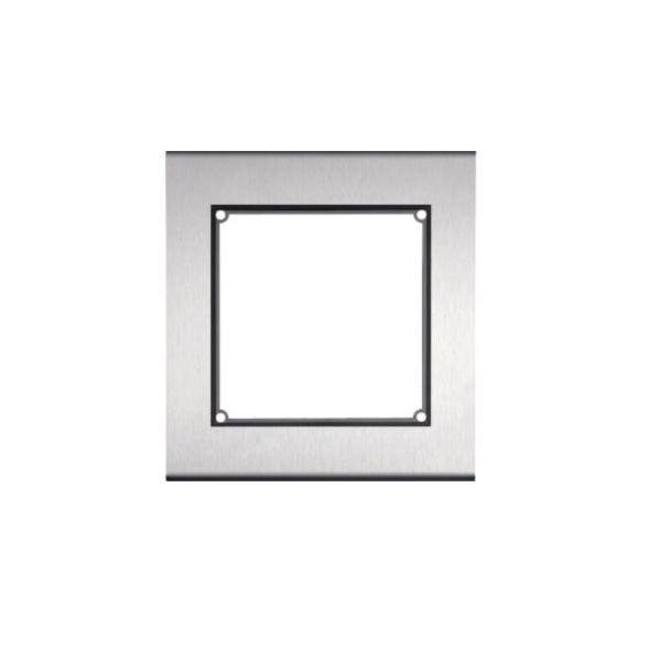Elcom Aufputzrahmen edelstahl FMO-1/1EM