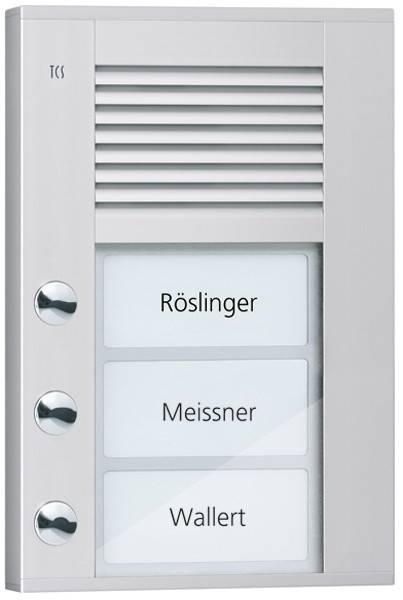 TCS Tür Control Audioaußenstation1-reihig PDS03-EN/04