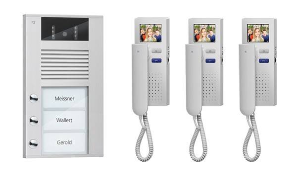 TCS Tür Control Videosprechanlgenset color PVE1530-0010