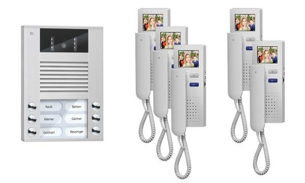 TCS Tür Control Videosprechanlgenset color PVE1550-0010