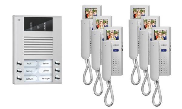 TCS Tür Control Videosprechanlgenset color PVE1560-0010