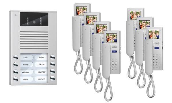 TCS Tür Control Videosprechanlgenset color PVE1570-0010
