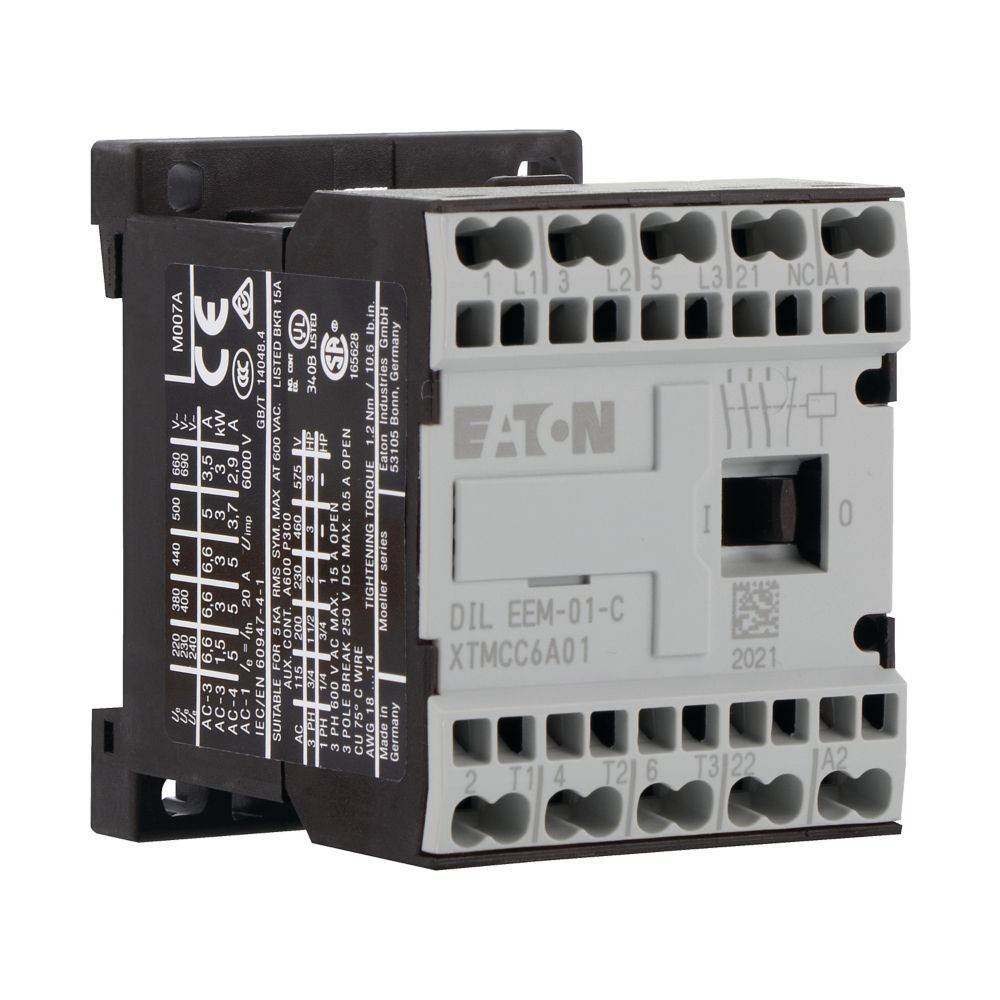 Eaton Leistungsschütz 3polig DILEEM-01-G-C(24VDC)