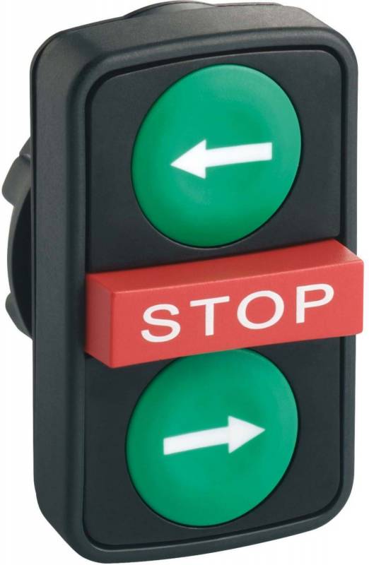 Schneider Electric Dreifachdrucktaster grün ZB5AA73133