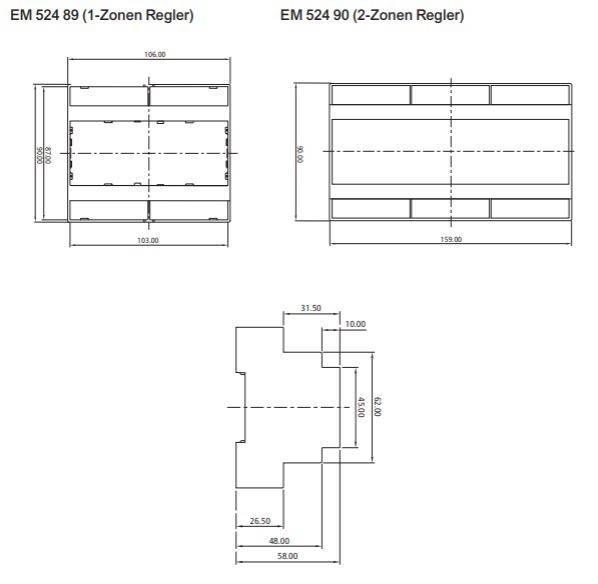 Eberle Controls Steuergerät EM 524 89 DR