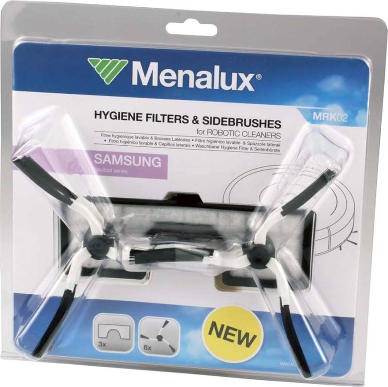 2 Stück Menalux MENA Filter/Bürstenset MRK02 (VE3)
