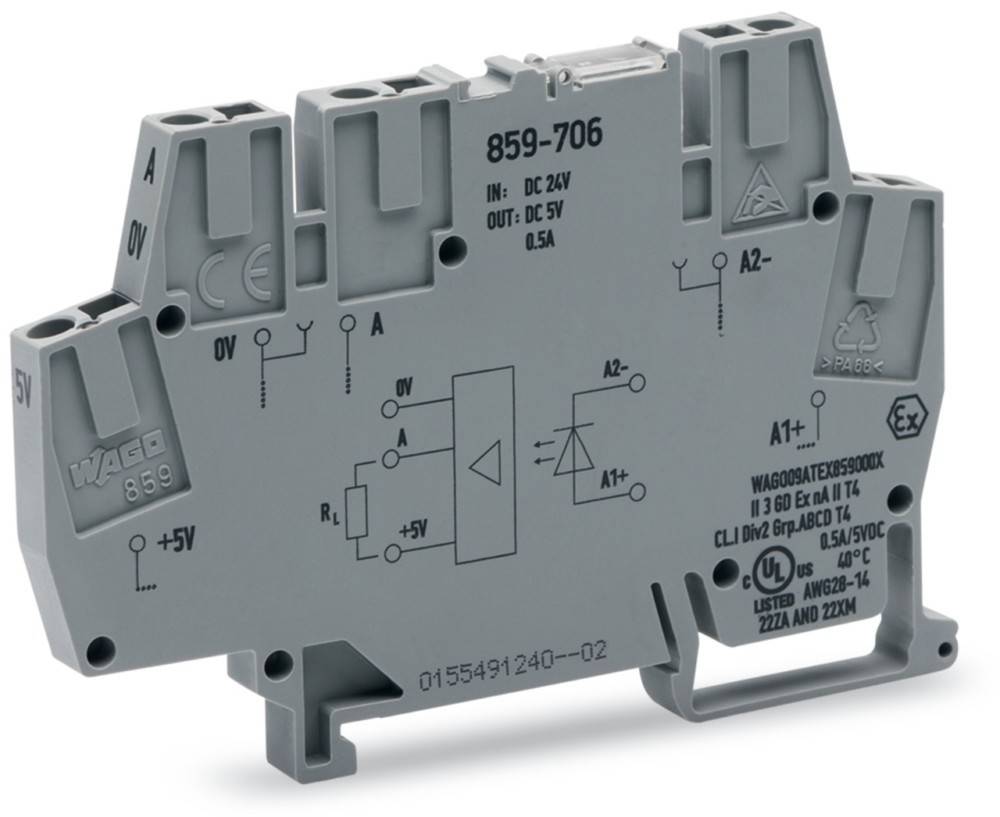 WAGO GmbH & Co. KG Optokoppler-Klemme 859-706