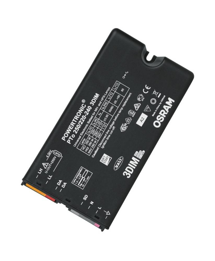 OSRAM BETRIEBSGERÄTE Elektronischer Trafo PTo 250/220-240 3DIM