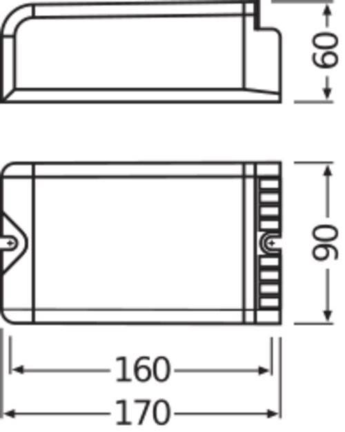 OSRAM BETRIEBSGERÄTE Elektronischer Trafo PTo 250/220-240 3DIM