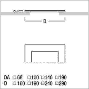 Zumtobel Group Deckenverstärkungsrahmen PANOS #60800385
