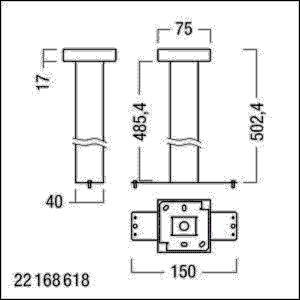 Zumtobel Group Pendelabhängung CROSSIGN #22168618