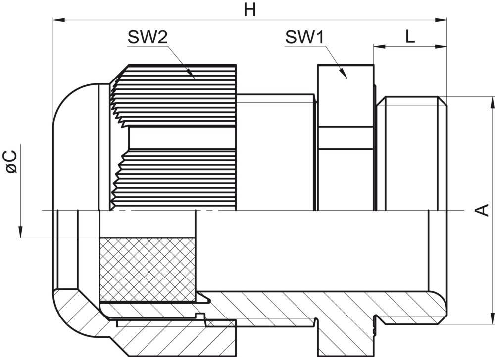 Jacob Kabelverschraubung K345-1025-02