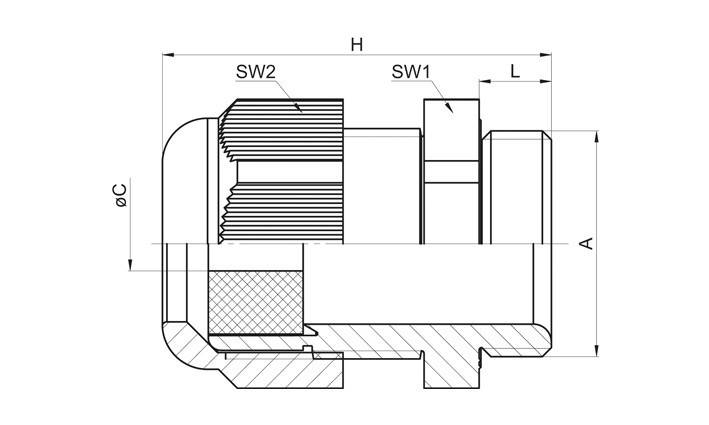 Jacob Kabelverschraubung K345-1025-00