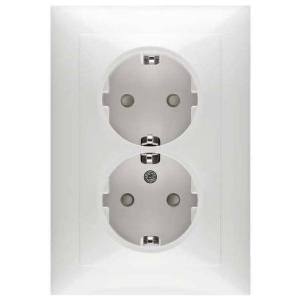 Peha Steckdose SCHUKO 2fach D 11.6512.70 SI