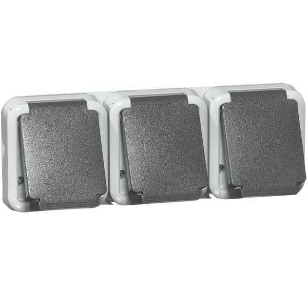 Peha Steckdose SCHUKO 3fach D 6633 WAB O.D.