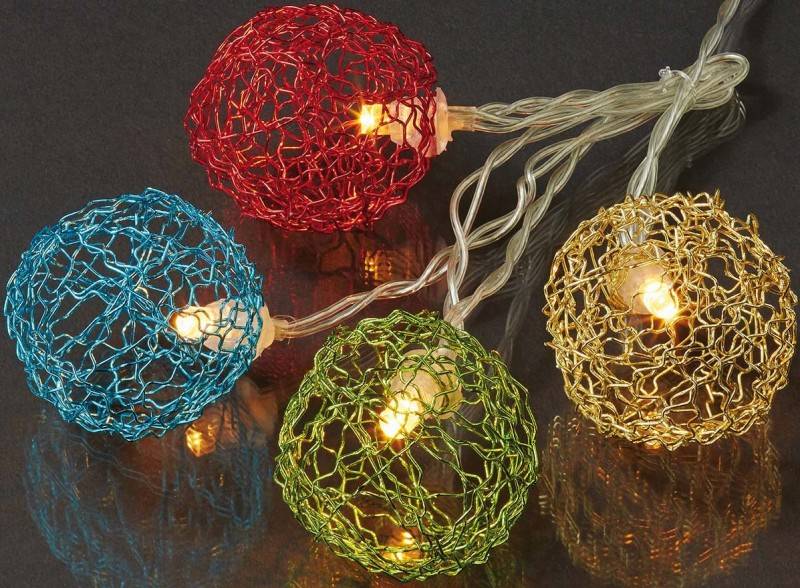 6 Stück Hellum LED-Lichterkette 20flg 576542