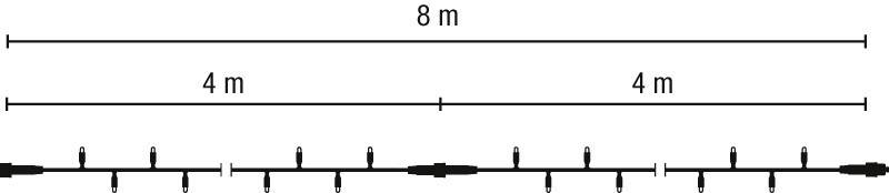Scharnberger+Hasenbein LED-String-Lite 160 2x4m 58570