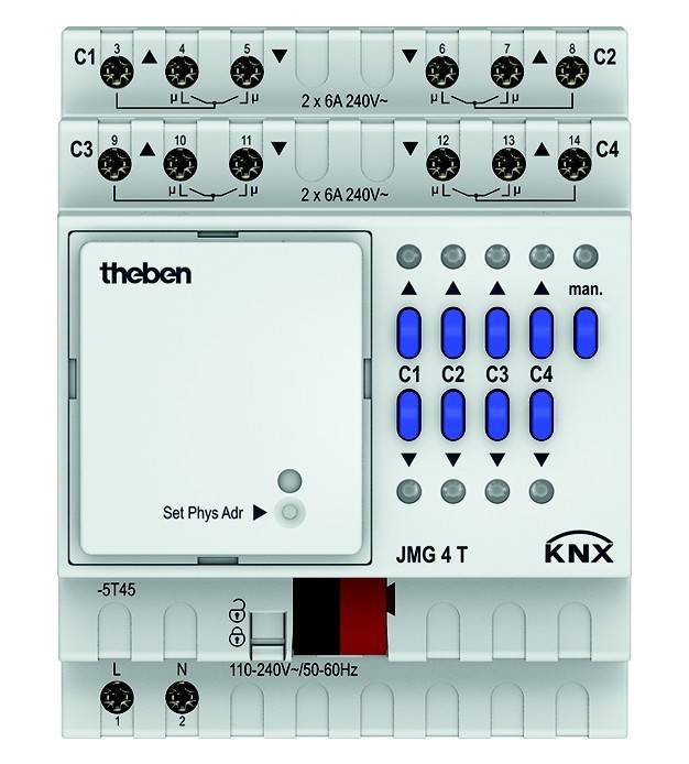 Theben Jalousieaktor JMG 4 T KNX