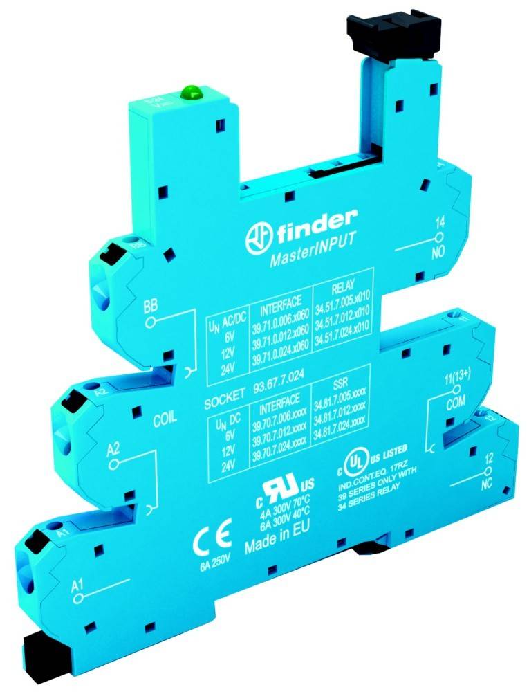 Finder Push-In-Fassung 93.67.0.024