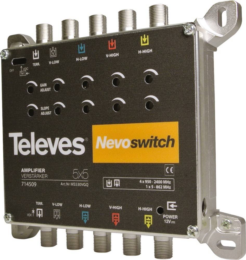 Televes Verstärker 5-fach Guß MS530VGQ