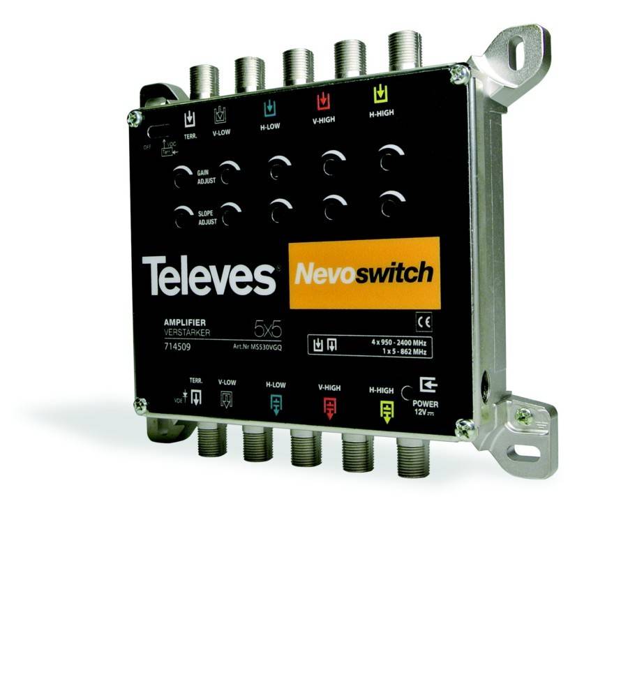 Televes Verstärker 5-fach Guß MS530VGQ