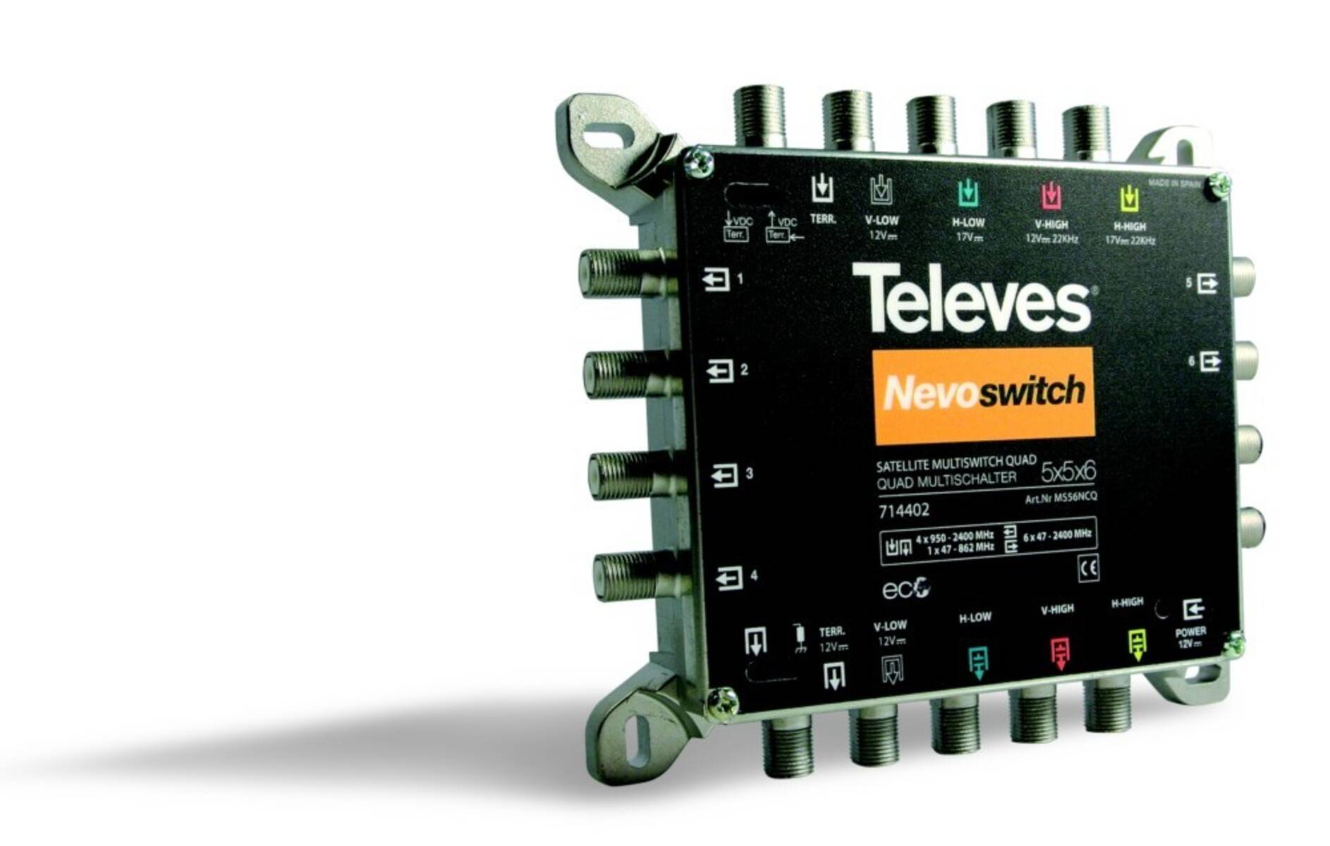 Televes Multischalter 5 in 6 Guß MS56NCQ
